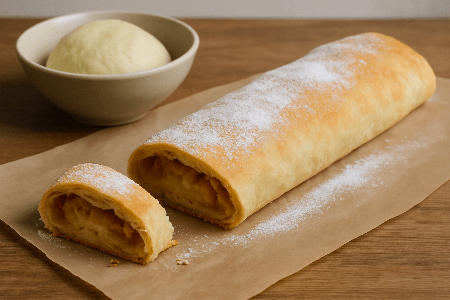 Vlečeno testo recept: osnove za domači štrudelj