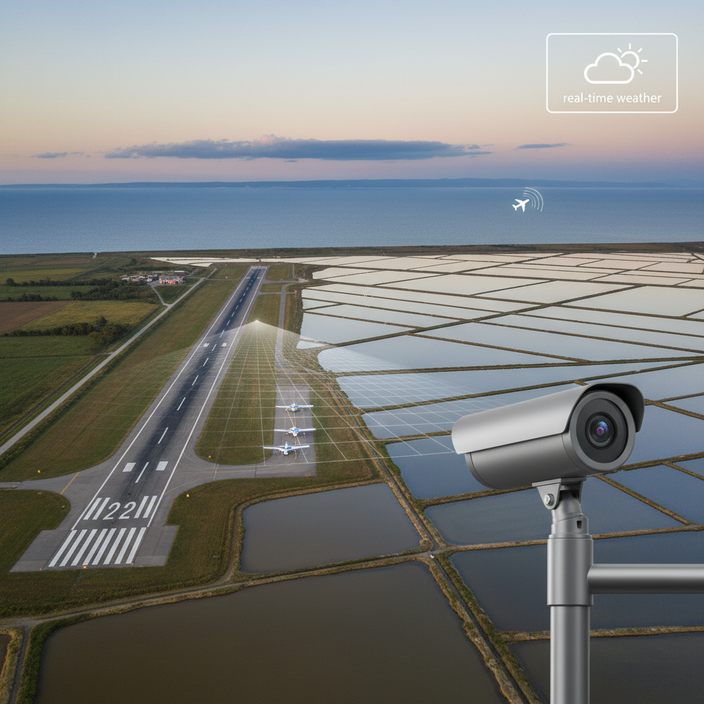 Kaj razkriva kamera letališča Portorož o dogajanju na obali