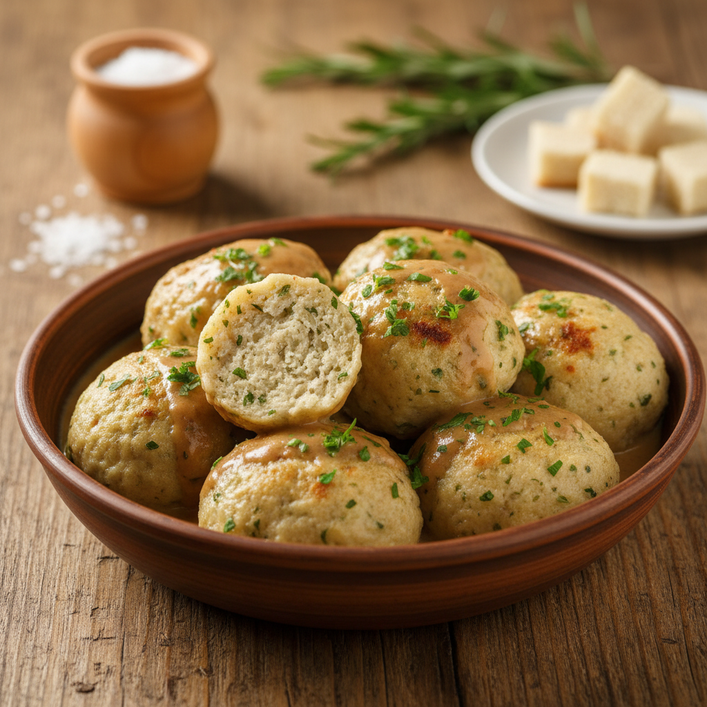 Preprost recept za kruhove cmoke, ki vas reši iz zagate ob pomanjkanju prilog