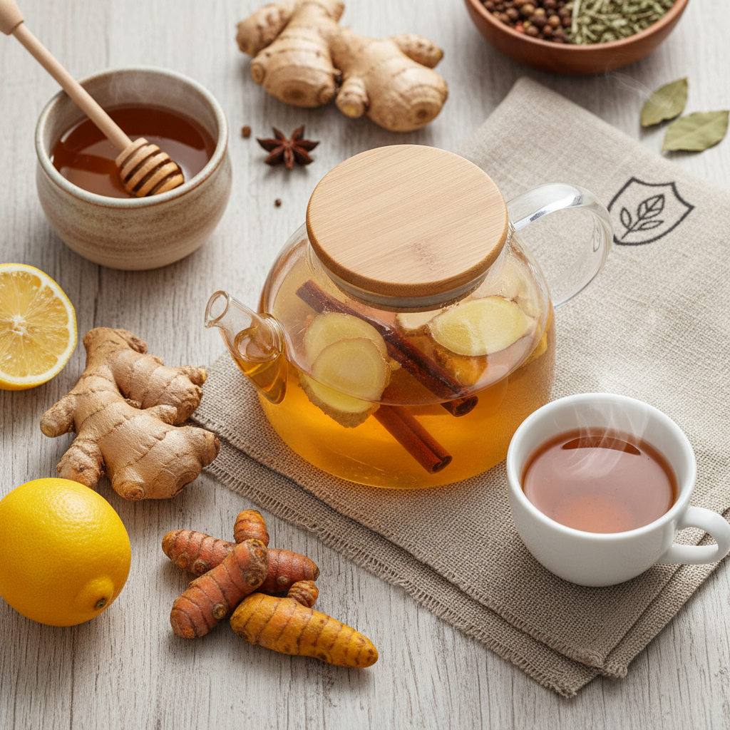 Ingverjev čaj: Naravno zdravilo za krepitev odpornosti