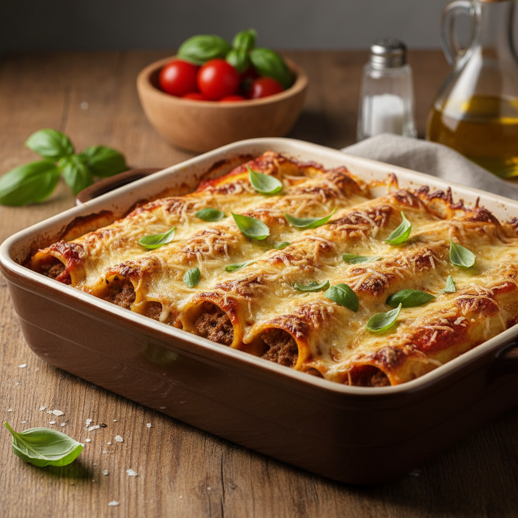 Italijanski kaneloni: Recept za popolno družinsko kosilo