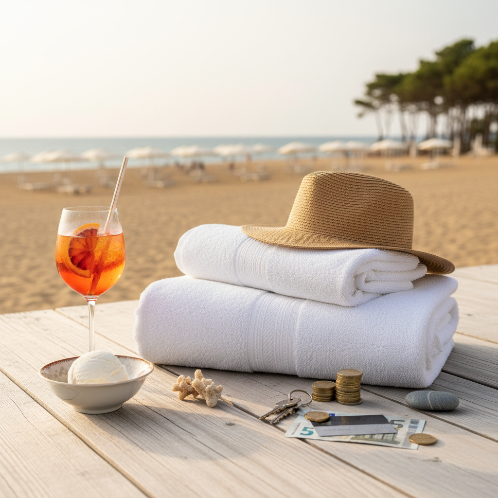 Portoroška plaža: Preverili smo cene ležalnikov in pijače