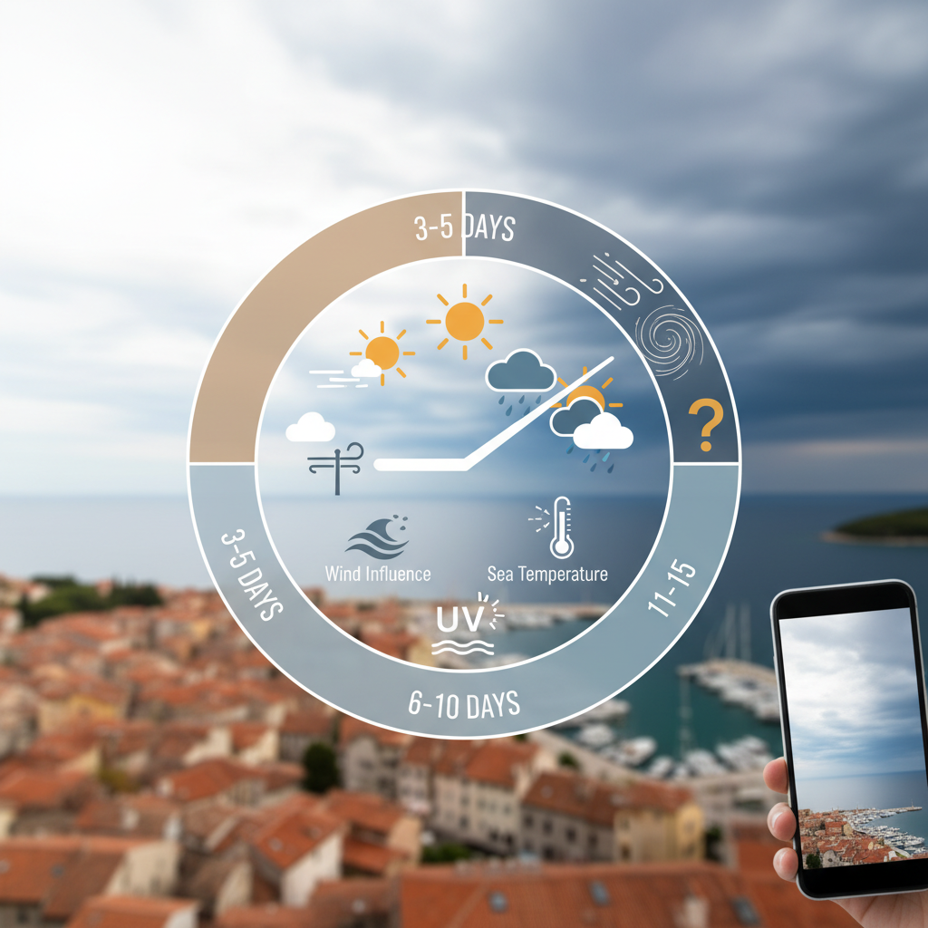 Vreme Izola: 15-dnevna napoved in obeti za Obalo