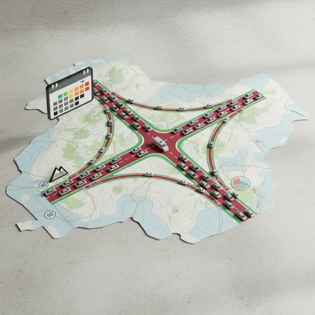 Zastoji na cestah: Kje boste čakali najdlje?