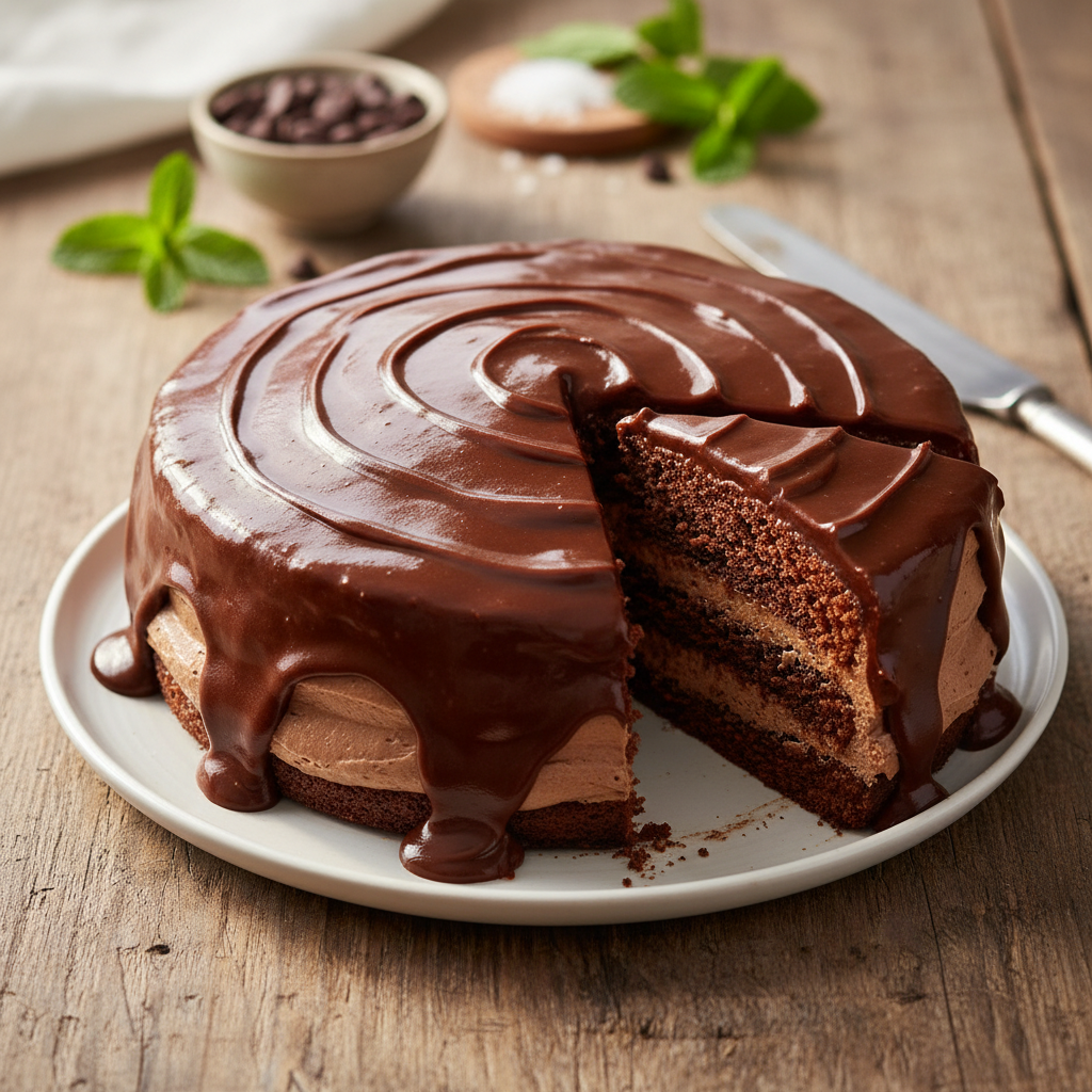 Čokoladni preliv, ki se ne lomi: Skrivnost popolne torte