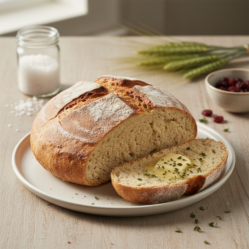 Kruh brez kvasa: Hitra priprava za hrustljav rezultat