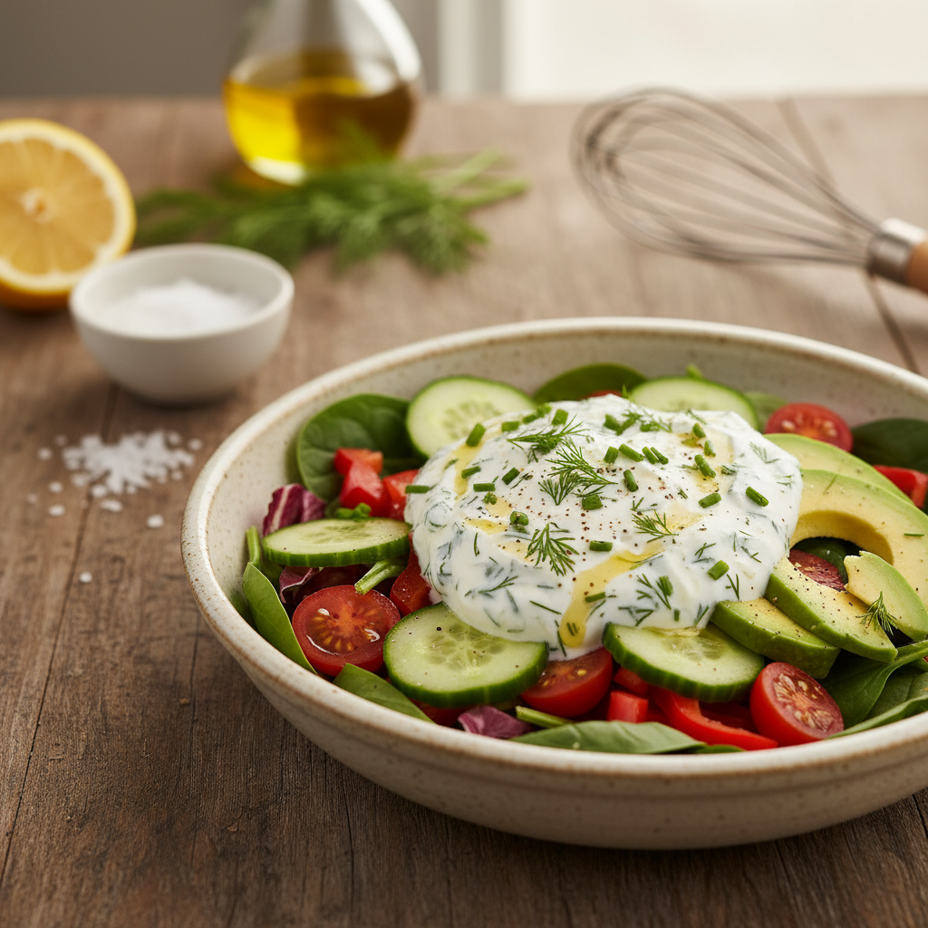 Najboljši jogurtov preliv za solato: Preprost recept