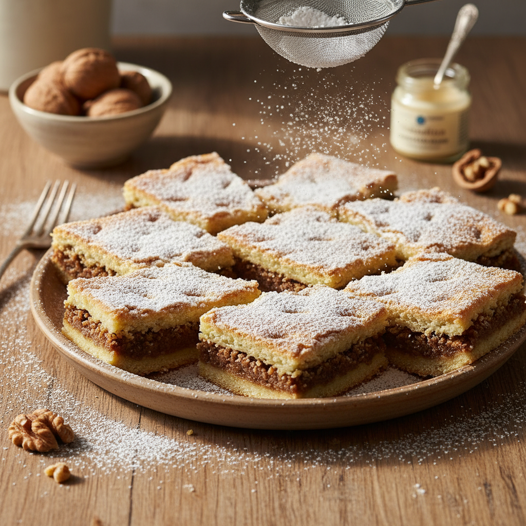 Orehovo pecivo s kislo smetano, ki se kar stopi v ustih