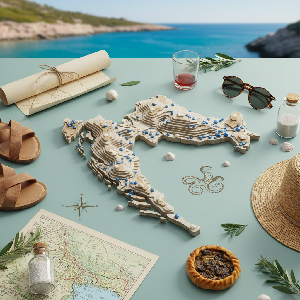 Otok Vis: Zemljevid in najbolj skrite plaže na Hrvaškem