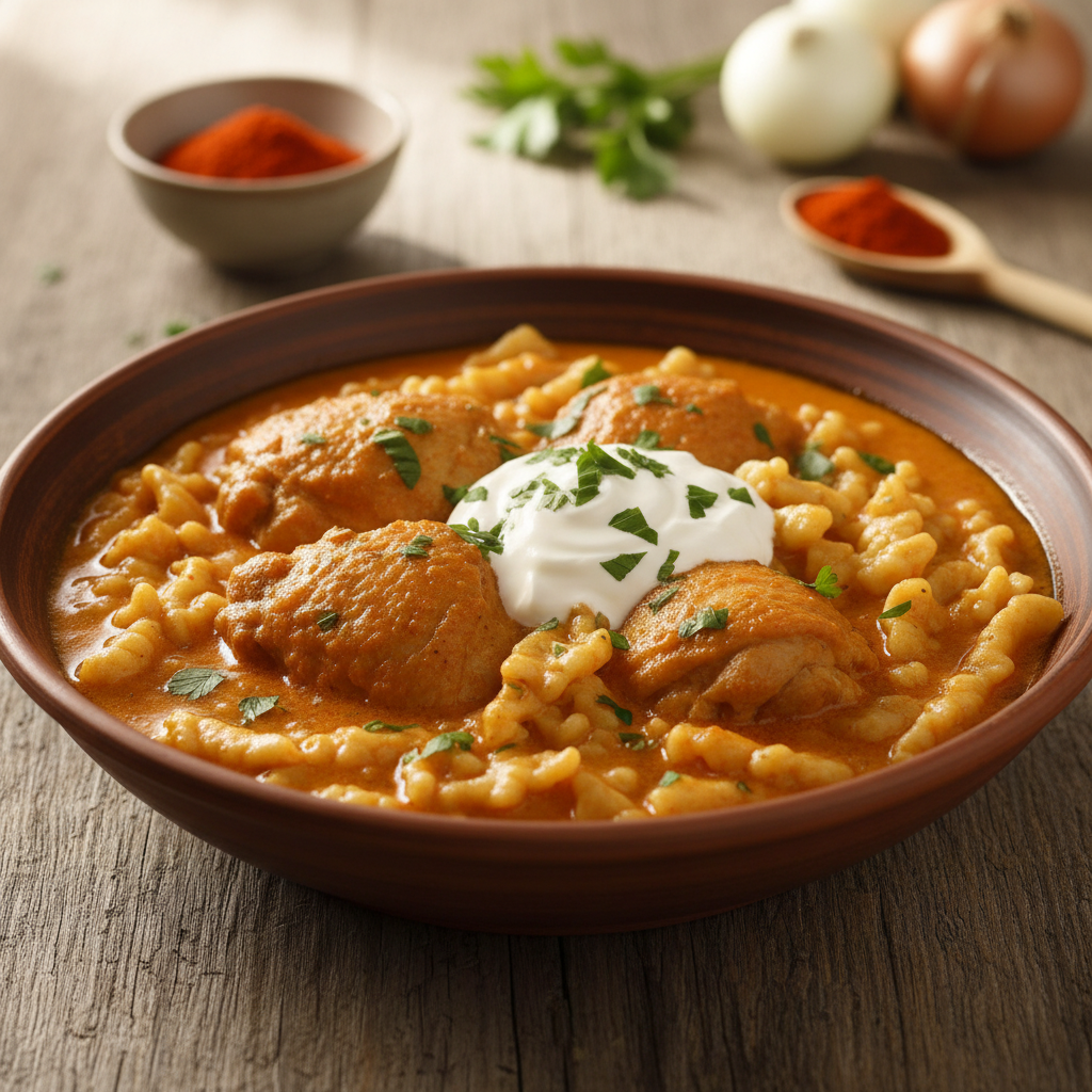 Piščančji paprikaš: Mamin recept, ki vedno uspe