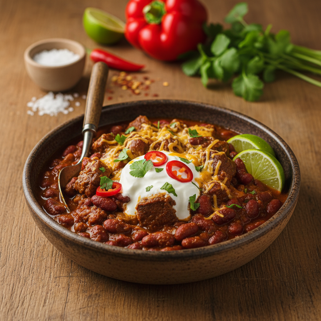 Pravi čili con carne: Recept, ki vas bo takoj ogrel