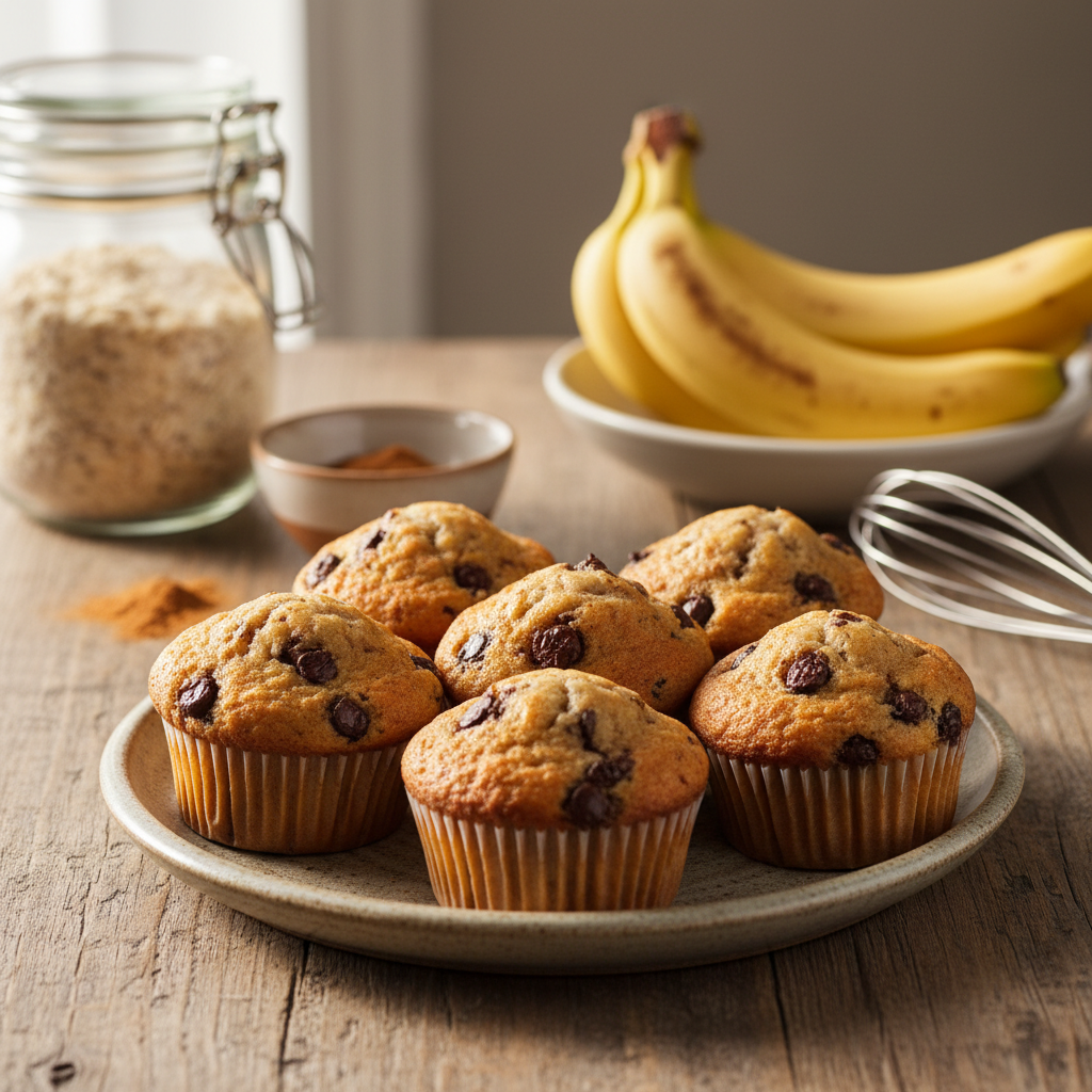 Puhasti bananini mafini: Preprost recept, ki vedno uspe