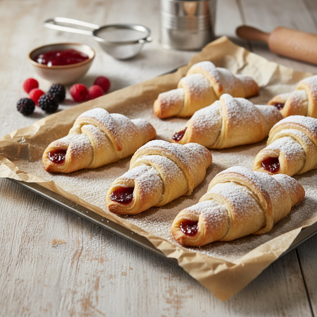 Puhasti rogljički z marmelado: Recept, ki vedno uspe