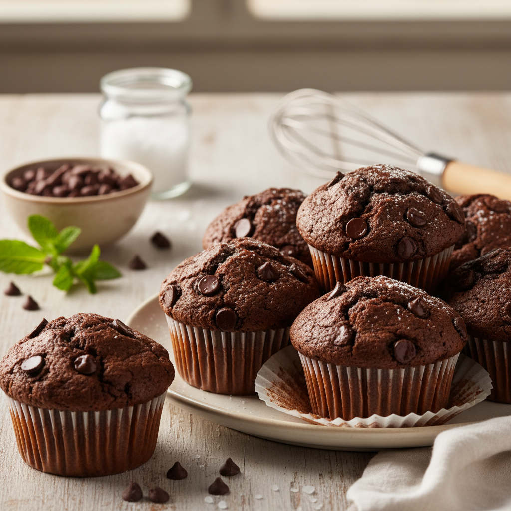 Recept za najbolj sočne čokoladne mafine doslej