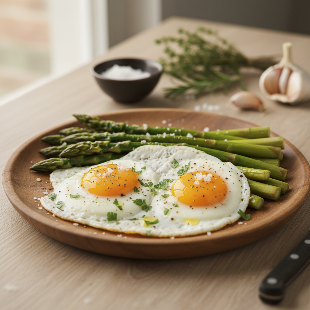 Šparglji z jajci: Ideja za zdrav in hiter pomladni obrok