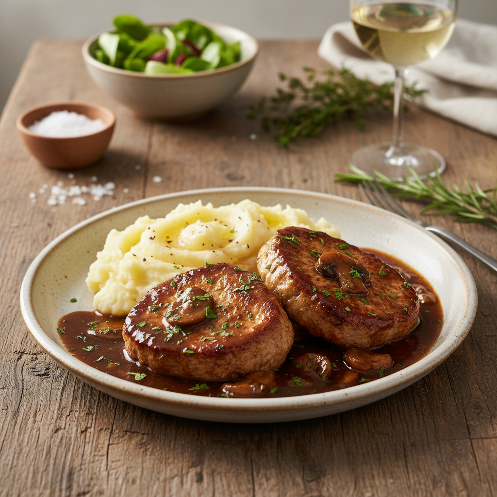 Telečji zrezki v omaki: Recept za popolno kosilo