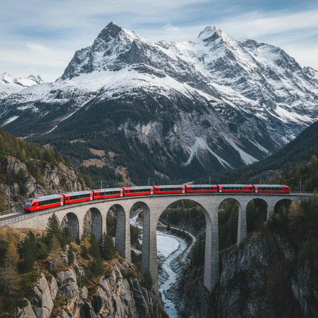 Bernina Express: Popotovanje po najlepših alpskih tirih