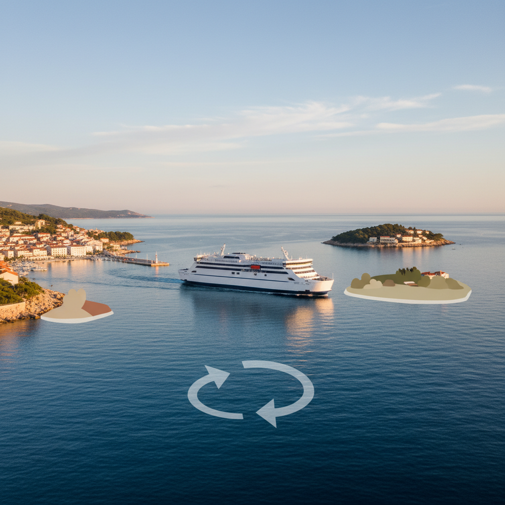 Trajekt Biograd–Tkon: Vozni red, cene in vse za potovanje