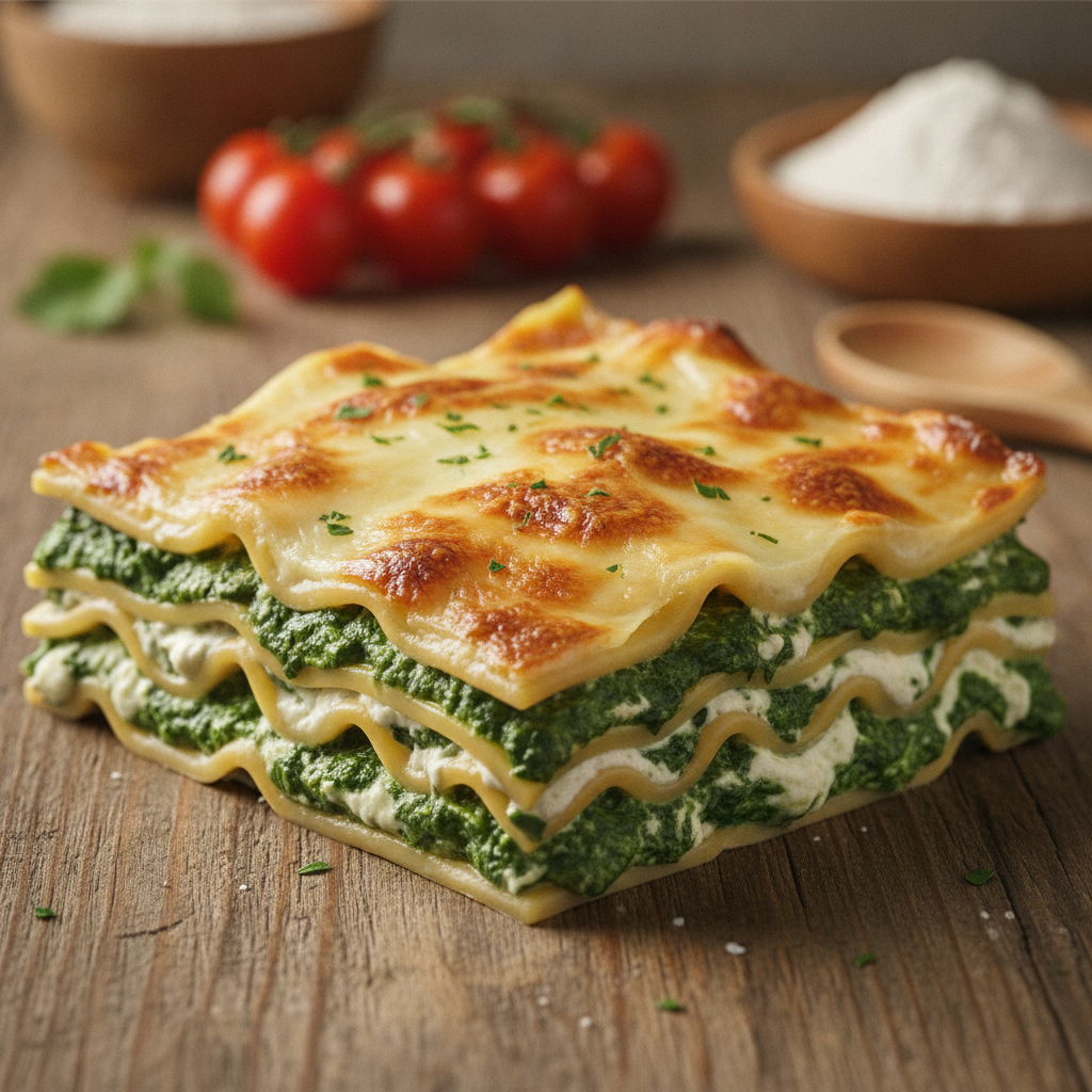 Kremasta špinačna lazanja: Recept, ki ga boste oboževali