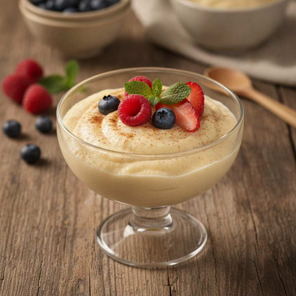 Najboljši zdrobov puding: kremast recept iz otroštva