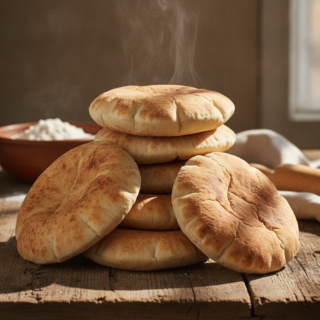 Preprost recept za domač pita kruh, ki uspe vsakič