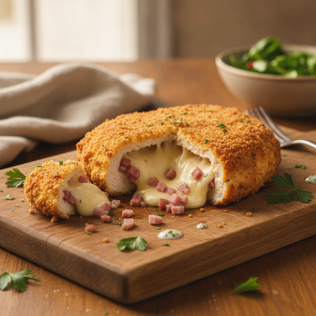 Preprost recept za domači cordon bleu, ki bo navdušil vse